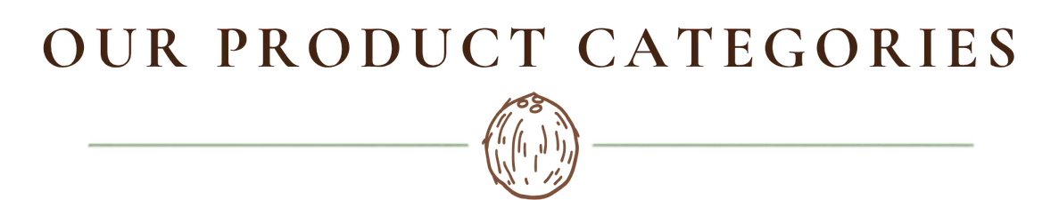 Our coconut coir product categories
